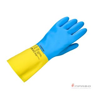 Перчатки химстойкие латекс/неопрен Scaffa Спектр
