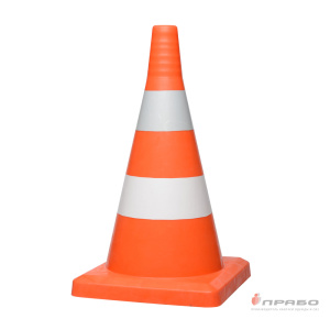 Конус сигнальный мягкий комбинированный 520 мм оранжевый