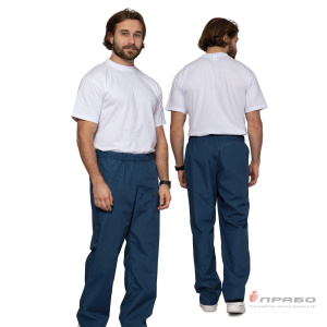 Брюки медицинские мужские "Хирург" джинс