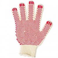 Перчатки хб с ПВХ Стандарт 4-х нитка Точка 7,5 класс (уп.200 пар)