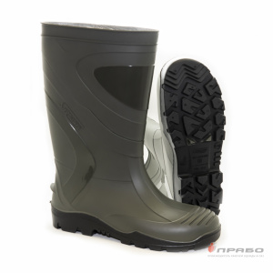 Сапоги мужские ПВХ МБС КЩС "Sardonix 165-09МП" с МП оливковые (34 см)