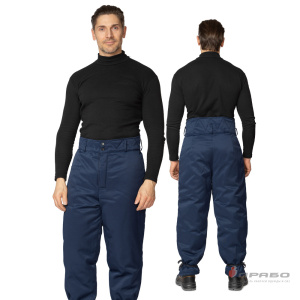 Брюки мужские зимние РЖД тёмно-синие