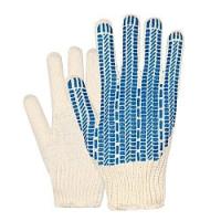 Перчатки хб с ПВХ, Люкс, 5-ти нитка "Протектор" 7,5 класс (уп.200 пар)