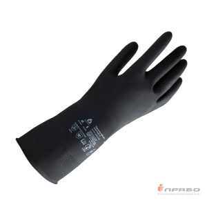 Перчатки химстойкие латексные JCH-601 Acid КЩС-2