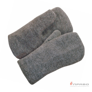 Рукавицы из шинельного сукна (огнестойкая пропитка) плотность 760 г/кв.м