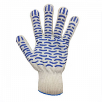 Перчатки хб с ПВХ (Р) 4-х н 7,5 класс Волна (уп.200 пар)