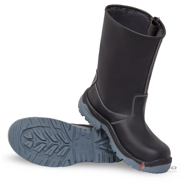 Сапоги "Барс-А-8" с подошвой ПУ/ТПУ с композитным подноском чёрные