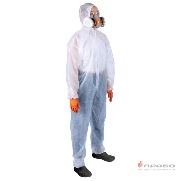 Комбинезон одноразовый защитный JPC110 белый