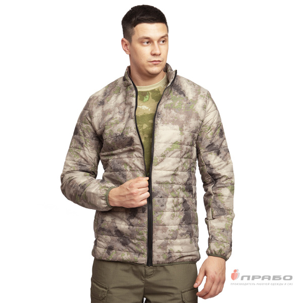 Куртка мужская демисезонная "Бомбер" КМФ песок