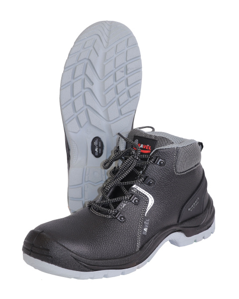 Ботинки PROTECTION/Ю, кожа, ПКП, ПУ-ТПУ (02891)