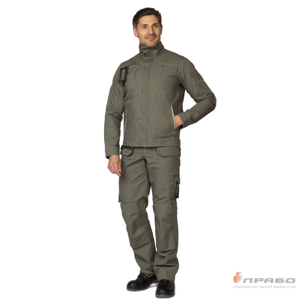 Костюм мужской "Викинг 2020" хаки (куртка и брюки)