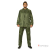 Костюм влагозащитный нейлоновый с ПВХ-покрытием зелёный (куртка и брюки)