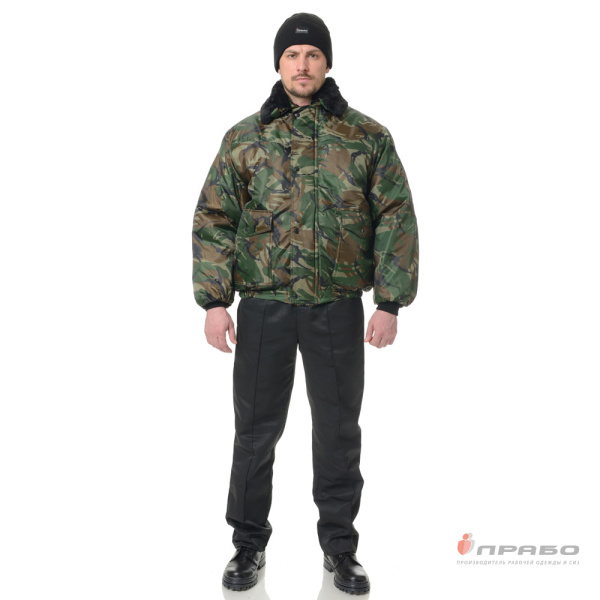 Куртка мужская утеплённая "Альфа" камуфляж кукла