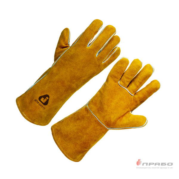 Краги спилковые пятипалые с подкладкой Jeta Safety JWK301