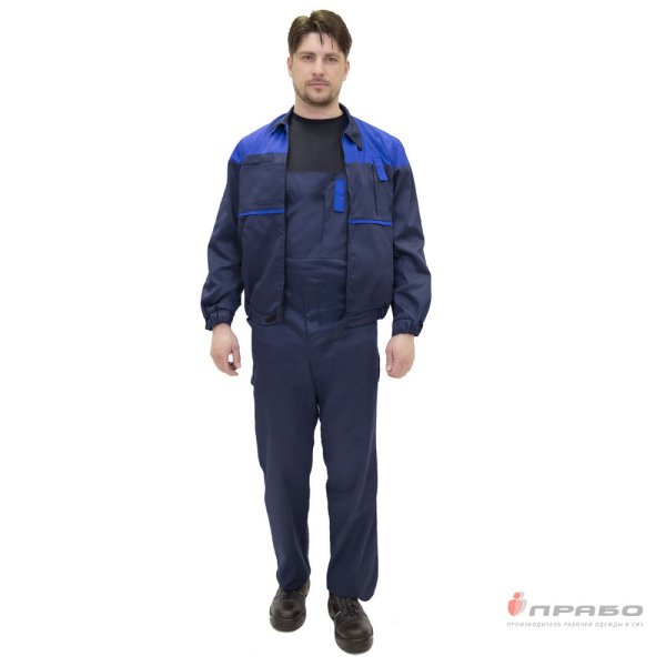 Костюм мужской "Гудзон" эконом (куртка и полукомбинезон)