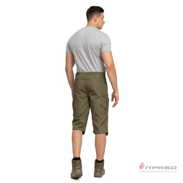 Шорты мужские "Камелот" из ткани рип-стоп хаки