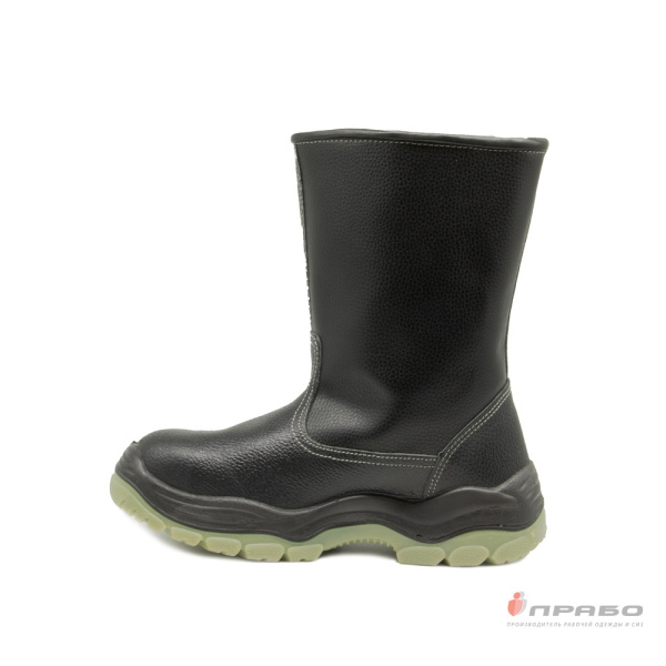 Сапоги кожаные на подошве ПУ/ПТУ "Лидер" с МП