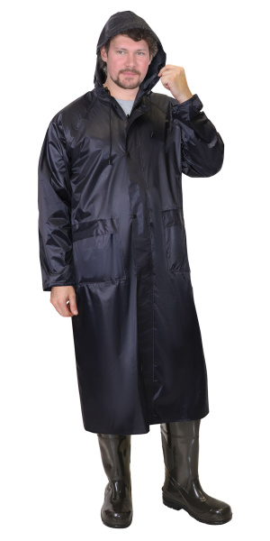 Плащ влагозащитный SIRIUS Стандарт (210 гр/м2) синий (ЧЗ)