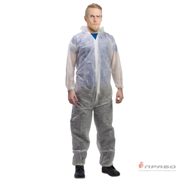 Малярный одноразовый комбинезон с капюшоном из спанбонда "Каспер"