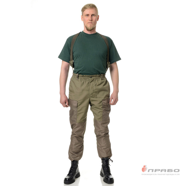 Костюм мужской "Горка-3" рип-стоп хаки (куртка и брюки)
