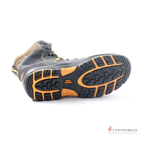 Ботинки с высоким берцем "Perfect Protection PRB10N-CK" ПУ/нитрил, КП, чёрные