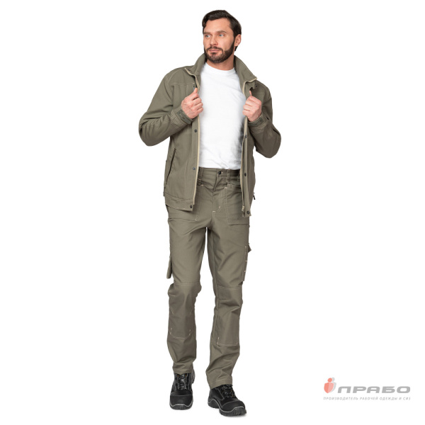 Костюм мужской "Викинг 2021" хаки (куртка и брюки)