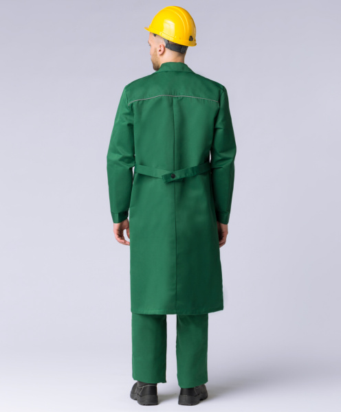 Халат мужской ИТР (тк.Смесовая,210), зеленый