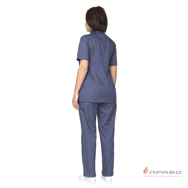 Куртка медицинская женская "Медик" синяя
