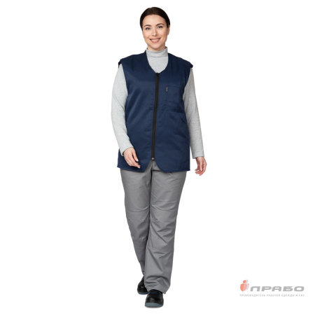 Жилет универсальный утеплённый "Универсал" тёмно-синий