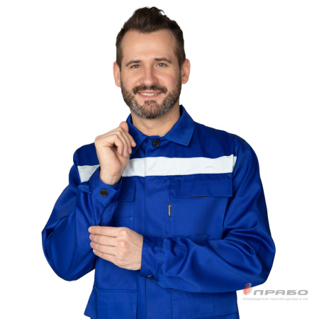 Костюм мужской летний "Урал" васильковый