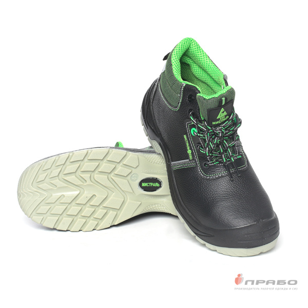 Ботинки антистатические "Мистраль ESD SJ8055C" с защитным композитным подноском без металлических деталей