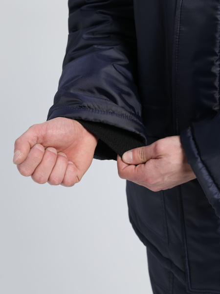 Куртка зимняя Бригада NEW (тк.Оксфорд), т.синий/васильковый