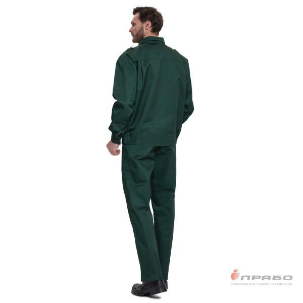 Костюм мужской "Ясон" зелёный для сотрудников охранных предприятий (куртка и брюки)