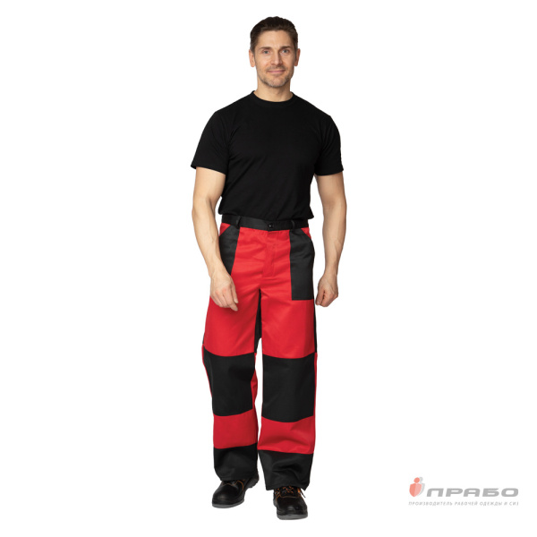 Костюм мужской "Бригадир" для работы на стройке (куртка и брюки)