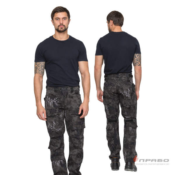 Брюки мужские Tactical КМФ питон ночь