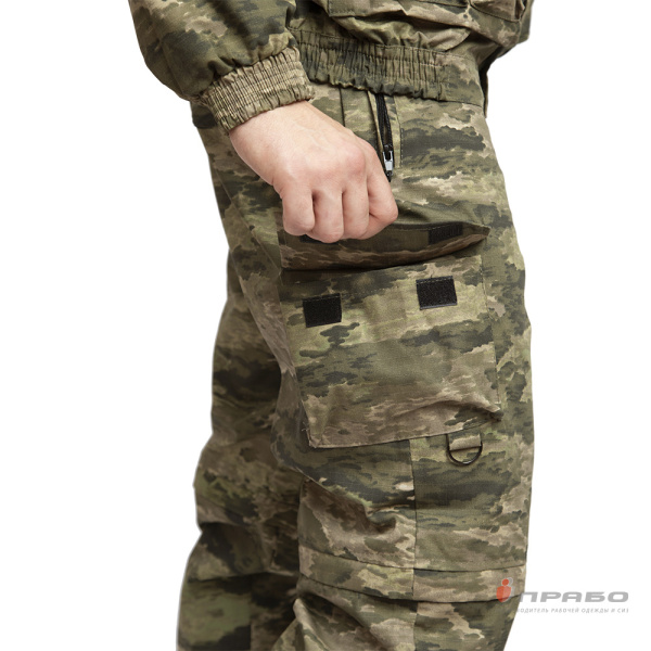 Костюм мужской "Раптор" рип-стоп КМФ тигр зелёный (куртка и брюки)