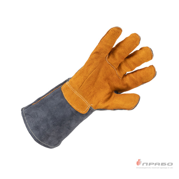 Краги спилковые пятипалые с подкладкой и усиленными швами Jeta Safety JWK502