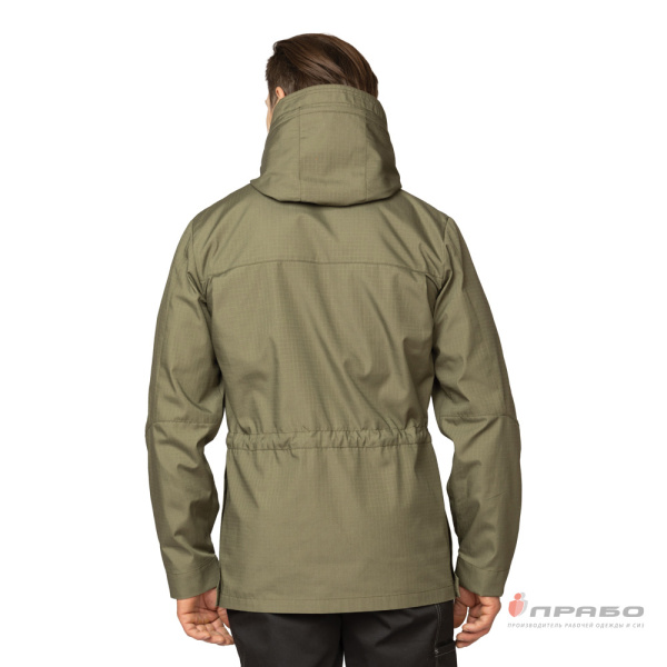 Куртка мужская демисезонная "Камелот" из ткани рип-стоп хаки