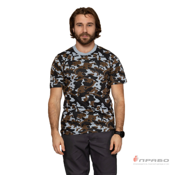 Футболка трикотажная камуфляжная