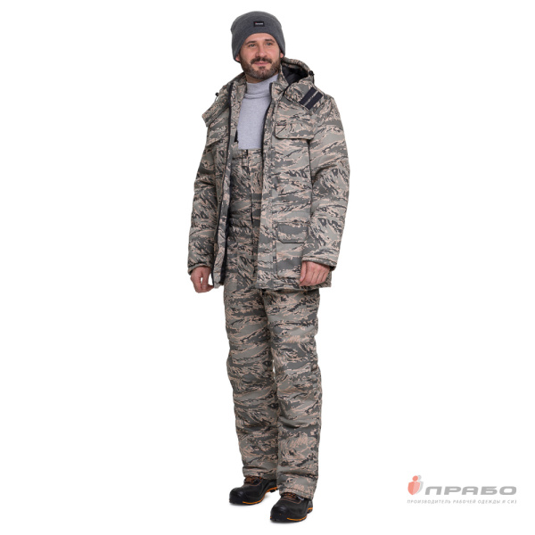 Костюм мужской утеплённый "Турист" КМФ легион (куртка и полукомбинезон)