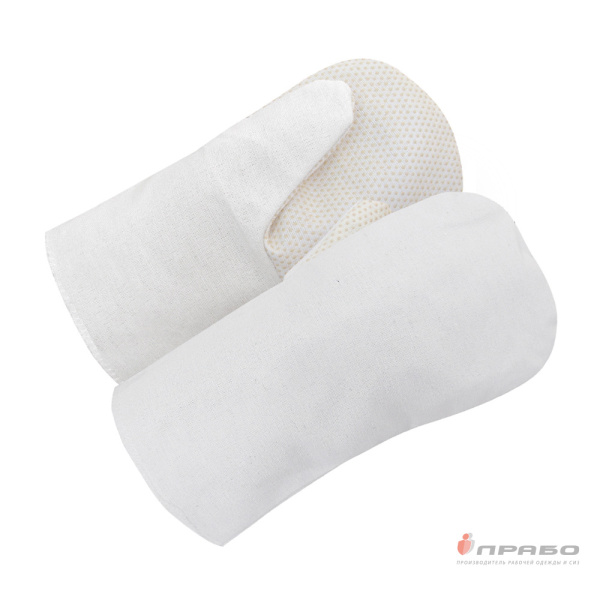 Рукавицы х/б с ПВХ наладонником (двунитка суровая)