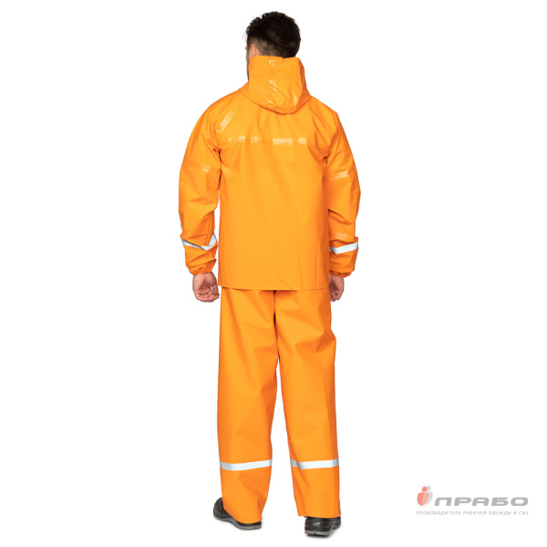 Костюм рыбака Fisherman's WPL оранжевый с проклеенными швами (куртка и полукомбинезон)
