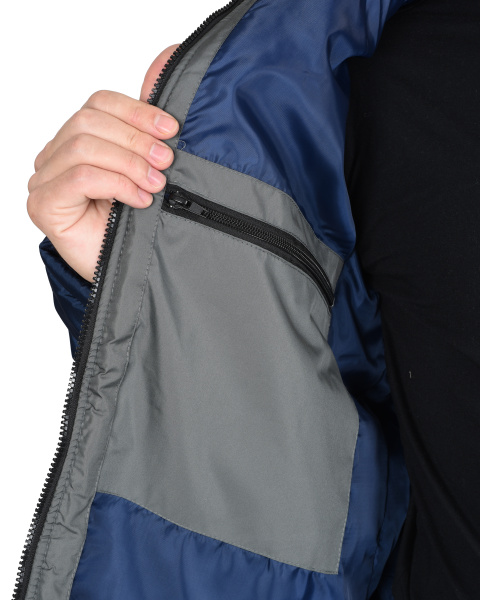 Куртка СИРИУС-УРБАН синяя с серым