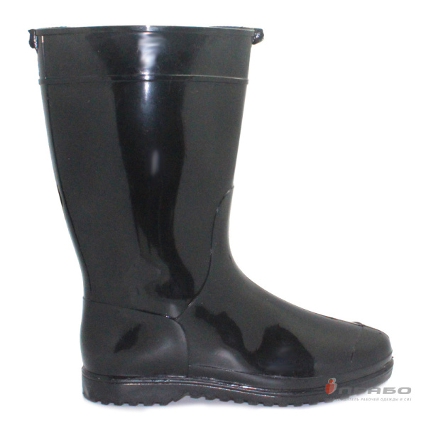 Сапоги мужские ПВХ артикул 77-Ч чёрные