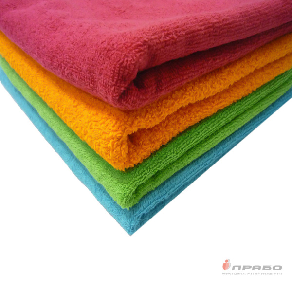 Полотенце махровое из 100%-го хлопка плотностью 430г/м² 70x140 см синее