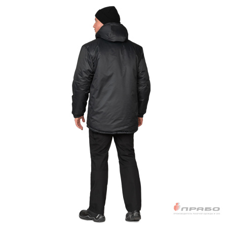 Куртка мужская утеплённая "Вегард" чёрная