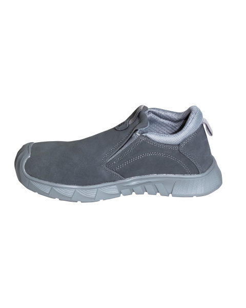 Полуботинки на резинке УНИВЕРСАЛ НИТРО, замша (серые), Нитрил