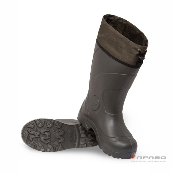 Сапоги мужские ЭВА "Барс С-031КПКС" с КП и кевларовой стелькой (40 см) оливковые