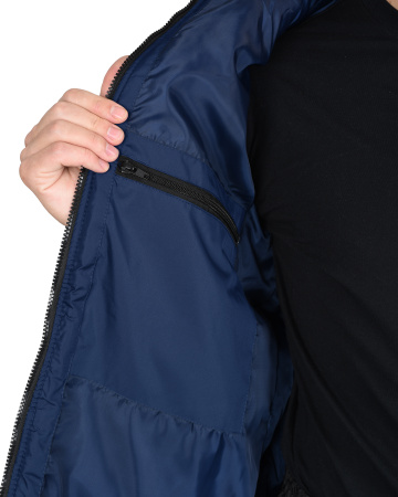 Жилет СИРИУС-УРБАН синий с серым