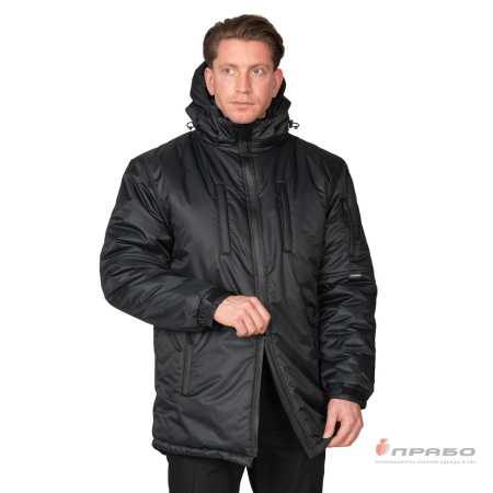 Куртка мужская утеплённая "Вегард" чёрная
